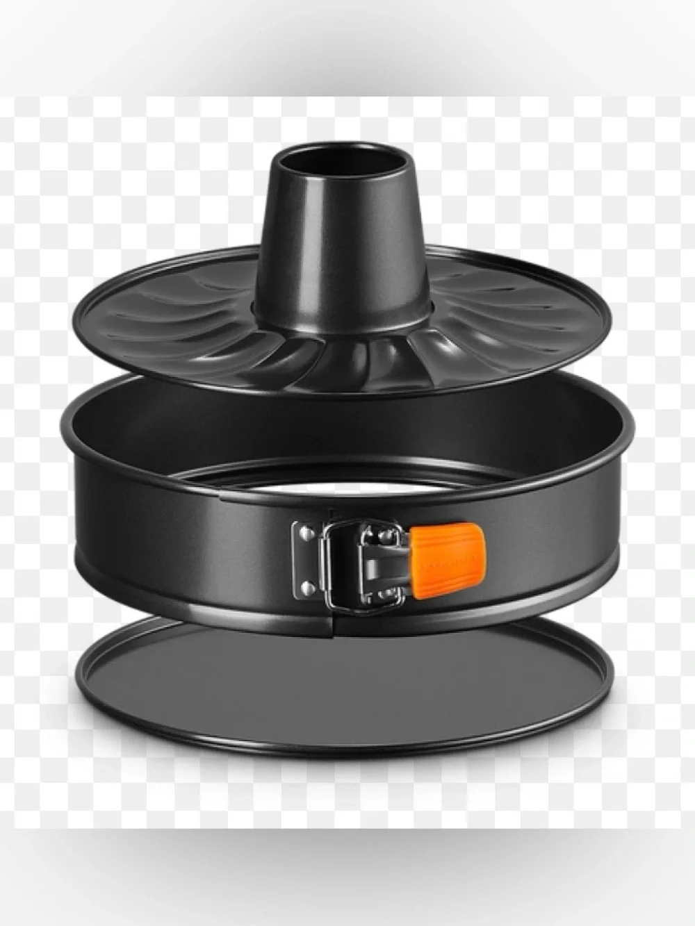 Le Creuset Black Springform Cake Tin Set  10” with Funnel Insert NEW in box !